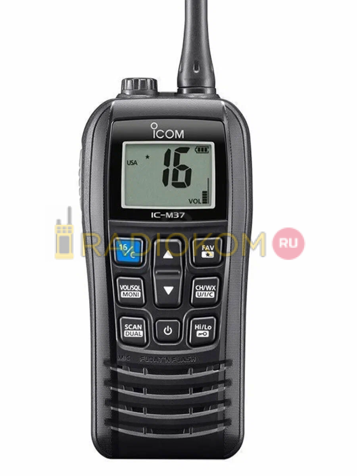 Морская портативная радиостанция ICOM IC-M37